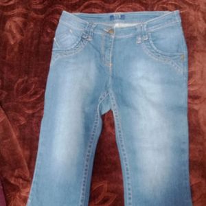 Blue Denim Short Jeans