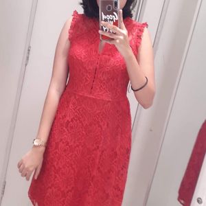 Red Lace Dress