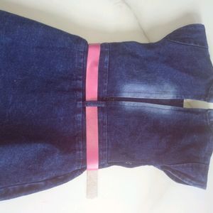 Denim Top For 1 Year Baby Girl