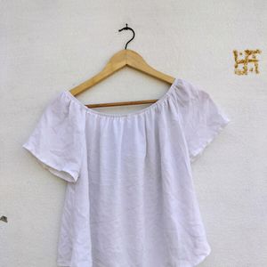 Trending Corian White Of Shoulder Top