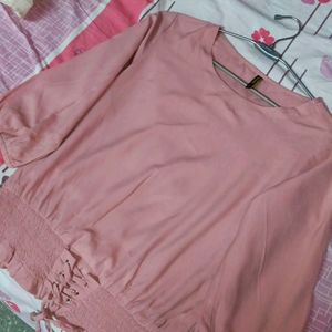 Casual Modern Pink Top .