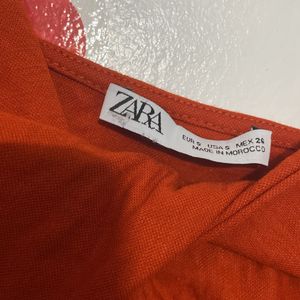 Zara Orange Camisole Top