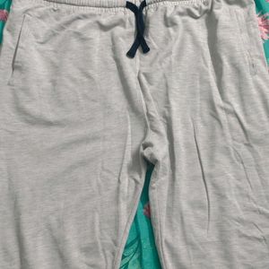 Sweat Dreams Light Grey Colour Capri