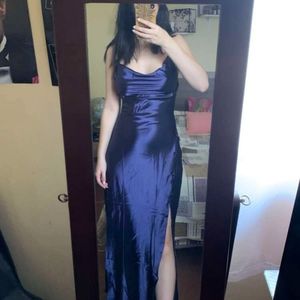 Satin Maxi Dress