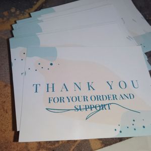 10 piece Of Thank You Card