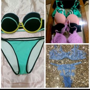 Sale Combo Offer Victoria Secret Branded Bra Panty