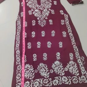 Modal Handwork Lacknavi Kurti