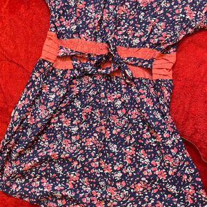 Floral Short Dress