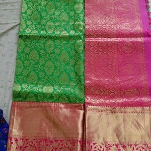 100% Pure New Kanjivaram Saree For Sale