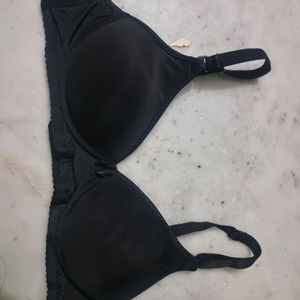 Black Comfy Padded Bra