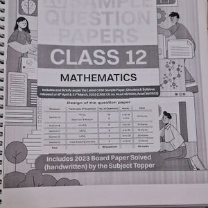 Oswall Class 12th Sample Paper