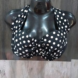 PREMIUM QUALITY Polka Dot Padded Bikini Top