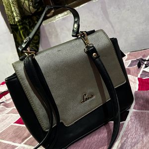 LAVIE Women Grey & Black Satchel - Mini