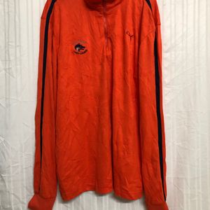 Puma Orange Long Sleeve T Shirt