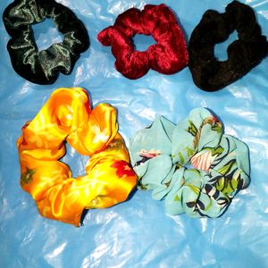 Fancy Scrunchies For Women - Kids- Girls