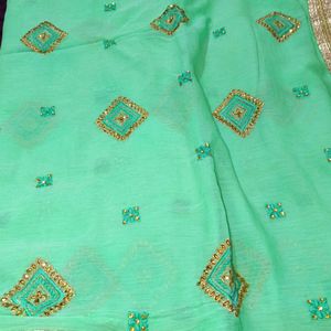 Creap Gorget Saree