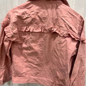 Peach Denim Jacket