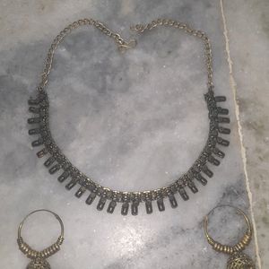 Necklace N Earings Set Antic