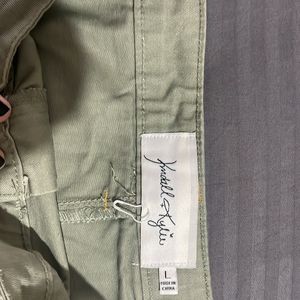 Olive Green Denim Skirt (UNUSED)