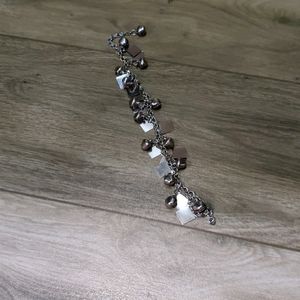 Silver Anklet Cum Bracelet