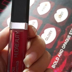 Huda Beauty Liquid Lipstick (Rich RED , Maroon Colours Available) Never Used