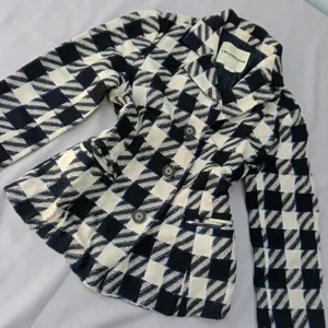 New Boxy Korean Black And White Jacket