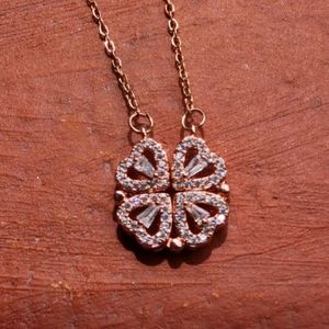 Magnet Heart Diamond Rose Gold