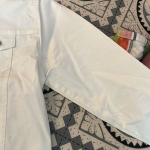 Beautiful White  jacket With Stains (washable)