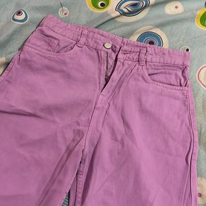 Lavender Coquette Core Jeans