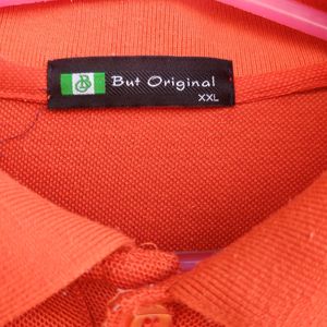 Orange Dailywear Tshirt For Men