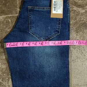 Slim Fit Stretchable Jeans with Insert Pockets