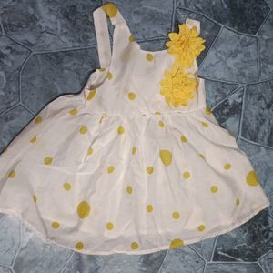 Baby Hopscotch Frock For 9 To 18 Months