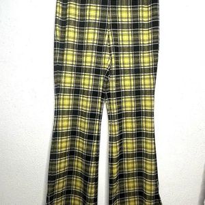 H&m Check Flared Pant