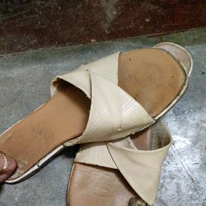 Beige Flip-flops