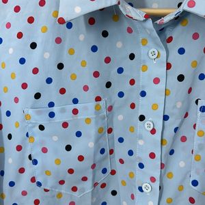SHEIN Polka Dot Shirt