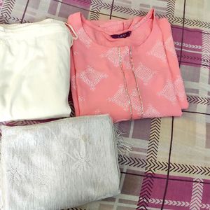 Kurta Set(Libas Kurti+Shree Trousers+Dupatta)