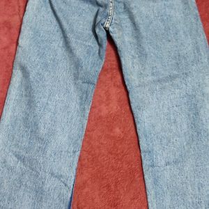 Straight Leg Denim Jeans