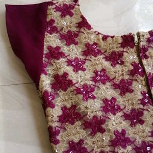 A Purple Colour Frock