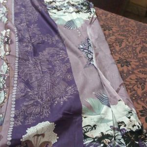 Pakistani Dupatta Suit With Patch Digital Print