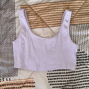 the cutest, prettiest lavender crop top💜