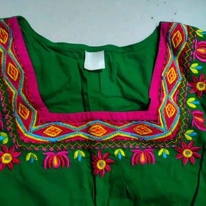 Embroidered Short Kurti