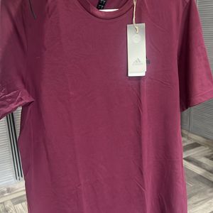 Adidas T Shirt, Regular Fit, Small Size