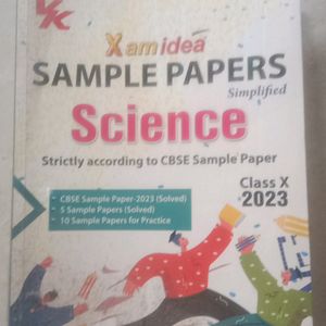 Science Class 10 Xam Idea. Sample Paper 📜