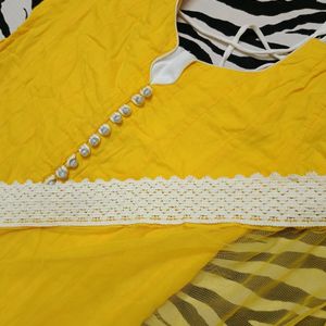 Elegant Yellow Kurta Set 🌼