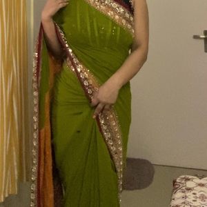 Heavy  Party Wear Saree