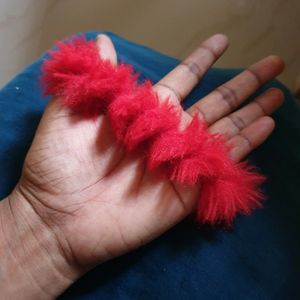 Red Color Ponytail Holders