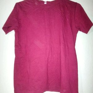 Maroon Colour T-shirt