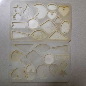 Resin Earing Keychain Mould Silicone