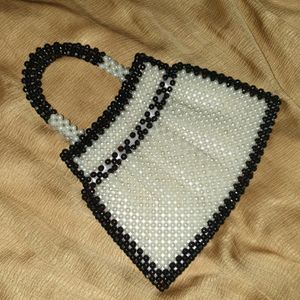 Pearl Beaded Fancy Handbag