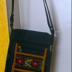 Denim Sling Bag